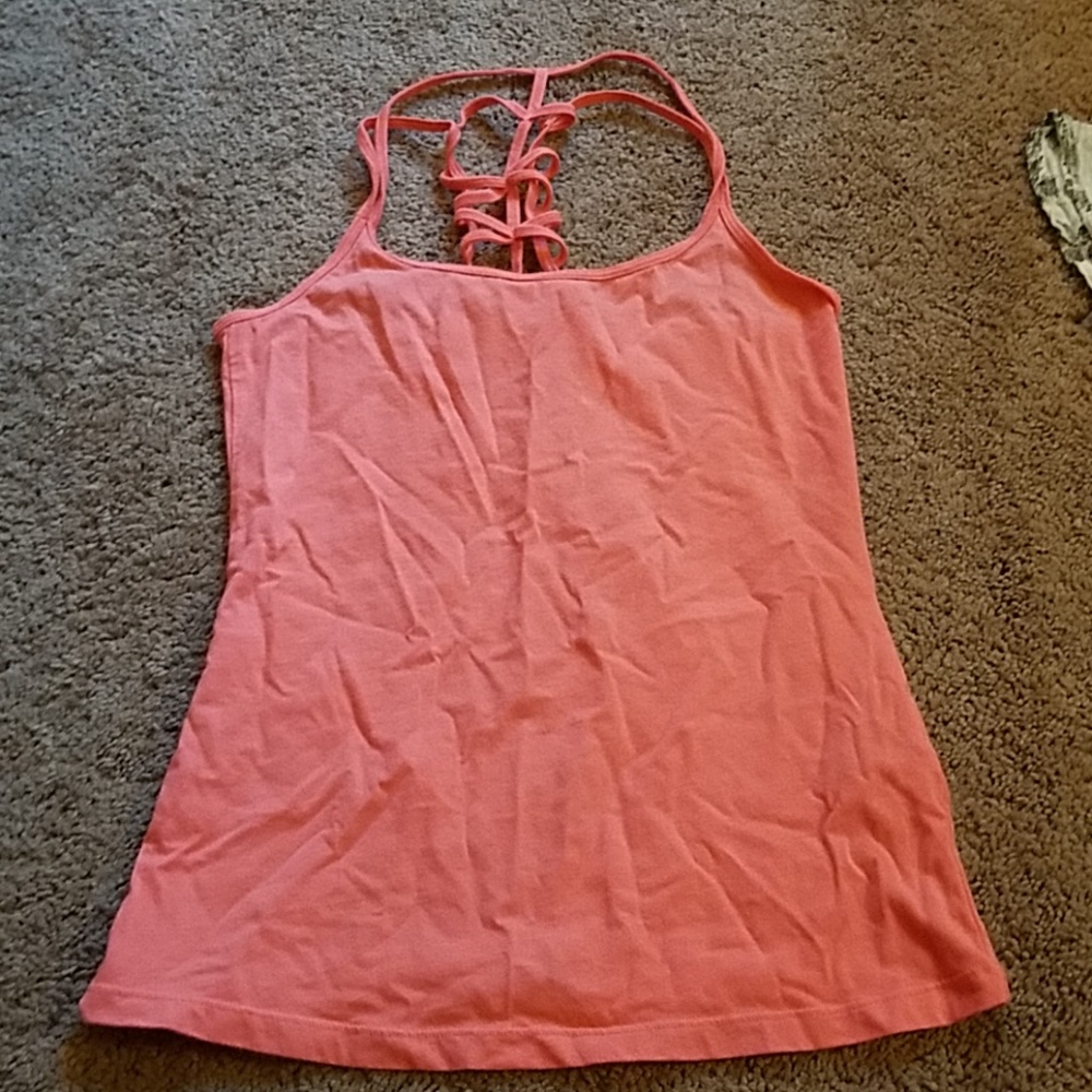 Strappy racerback tank top